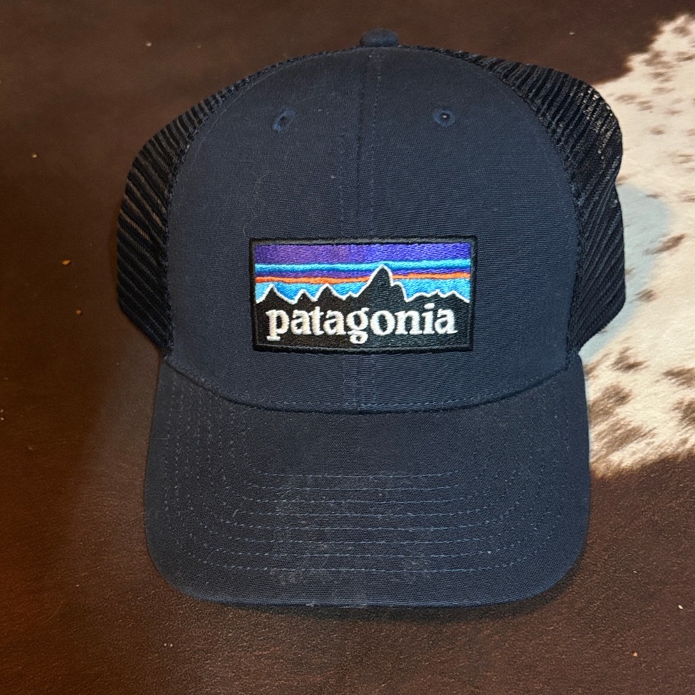 Patagonia Dark Blue Mesh Cap
